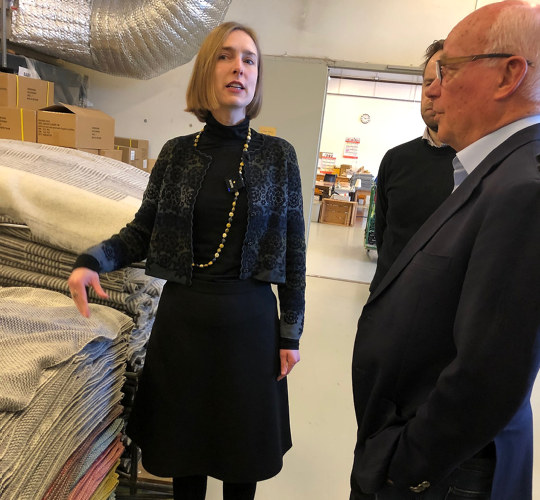 Designindustrien møtte den nye næringsministeren Designindustrien