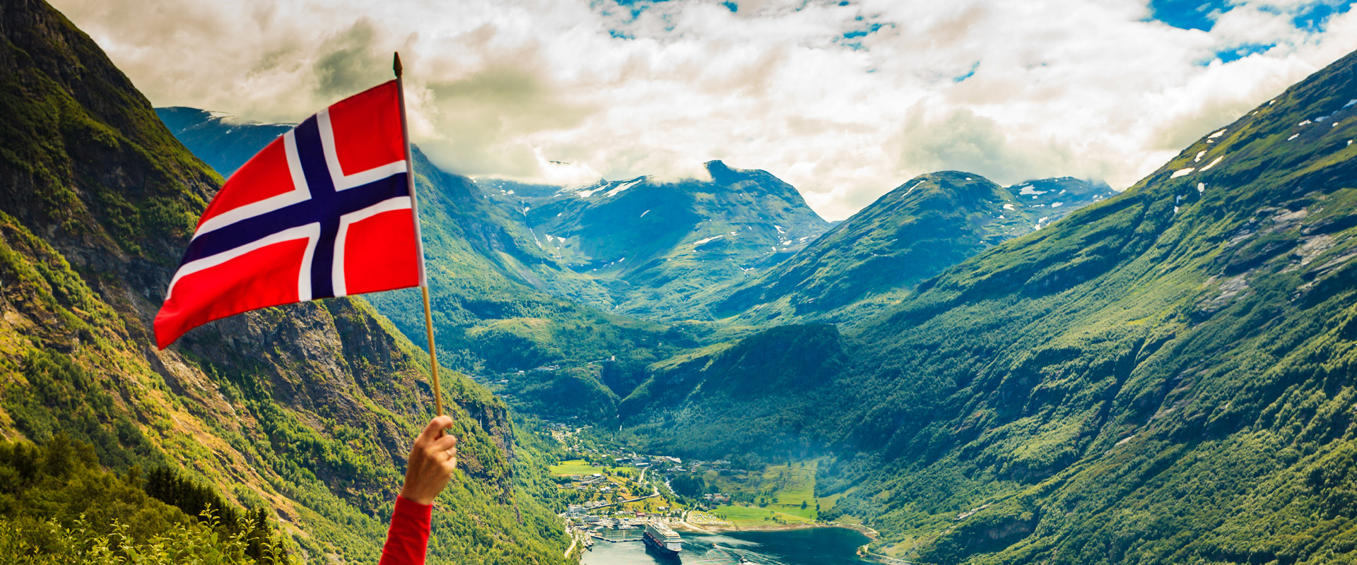 Norge, fjord og fjell