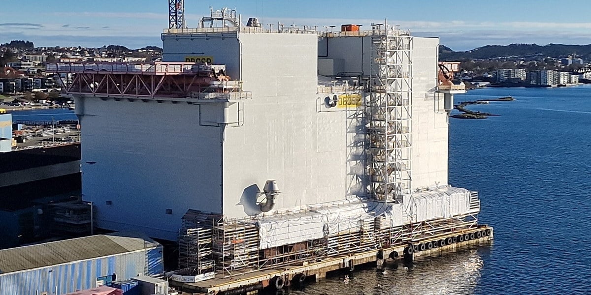 Omformerstasjon HV/DC til Dogger Bank B havvindpark ved Aibel AS i Haugesund.