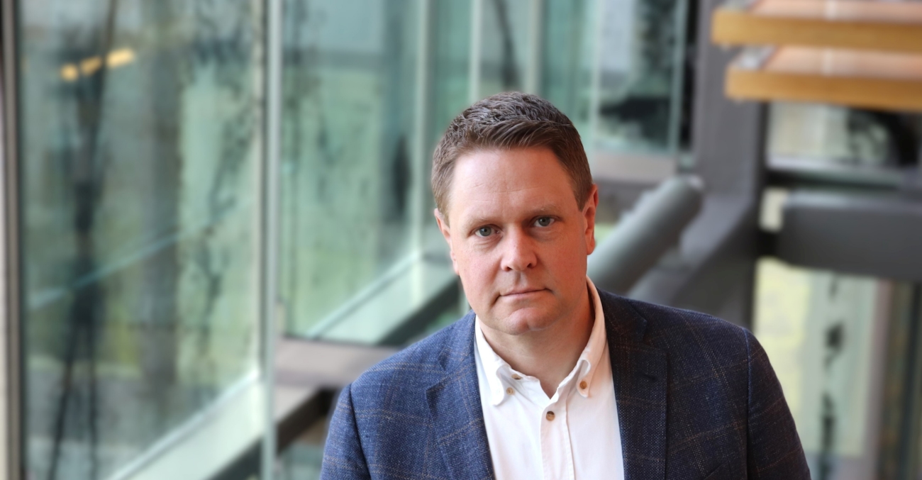 Adm. direktør i Norsk Industri, Harald Solberg