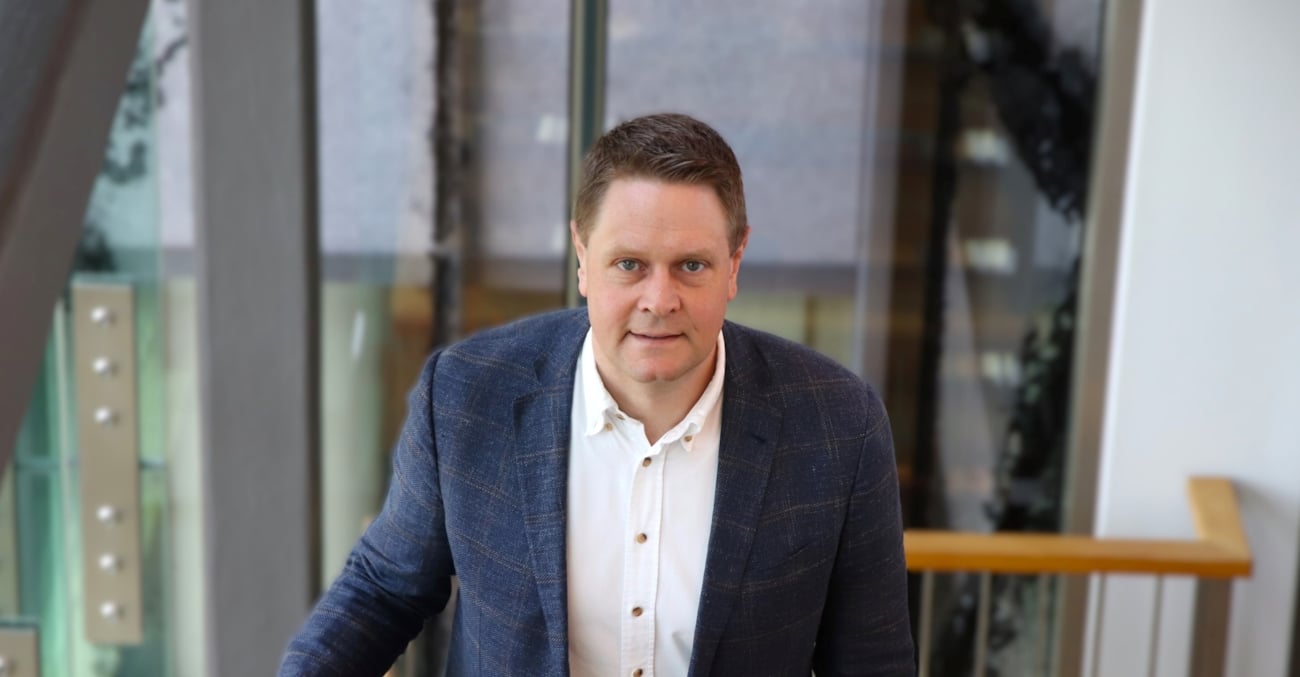 Adm. direktør i Norsk Industri, Harald Solberg