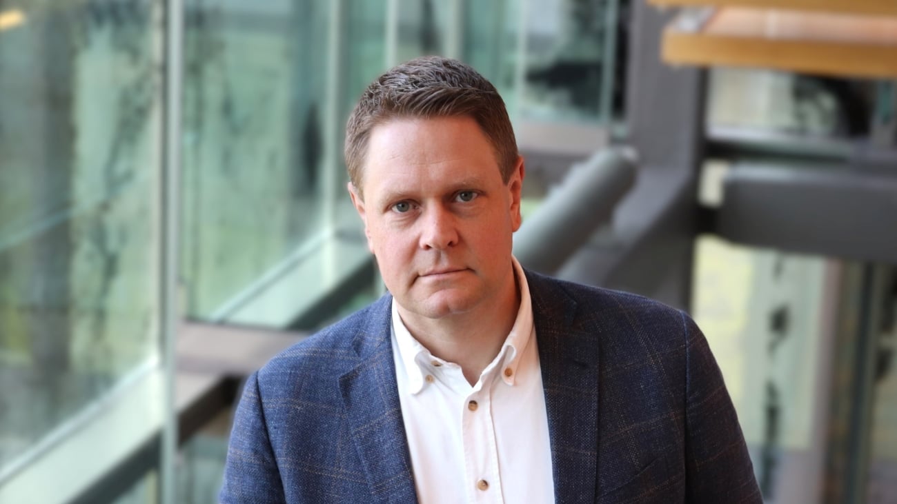 Adm. direktør i Norsk Industri, Harald Solberg