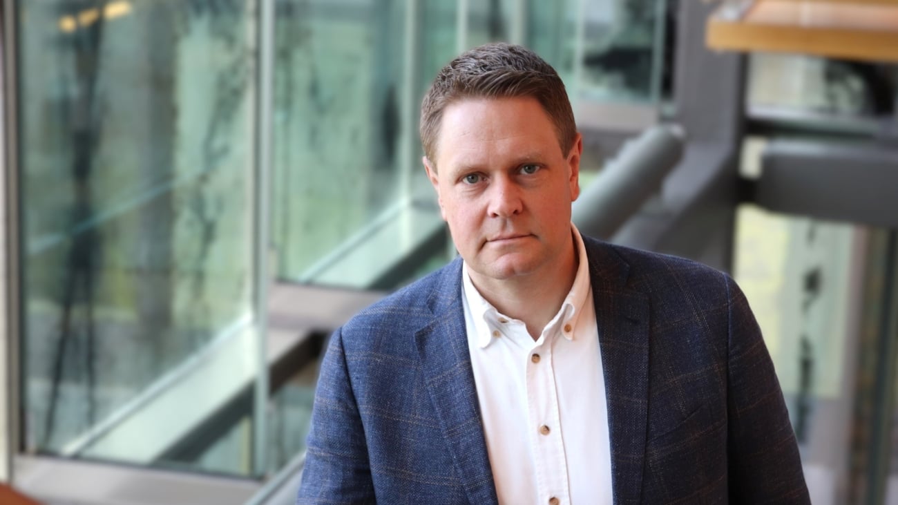 Adm. direktør i Norsk Industri, Harald Solberg