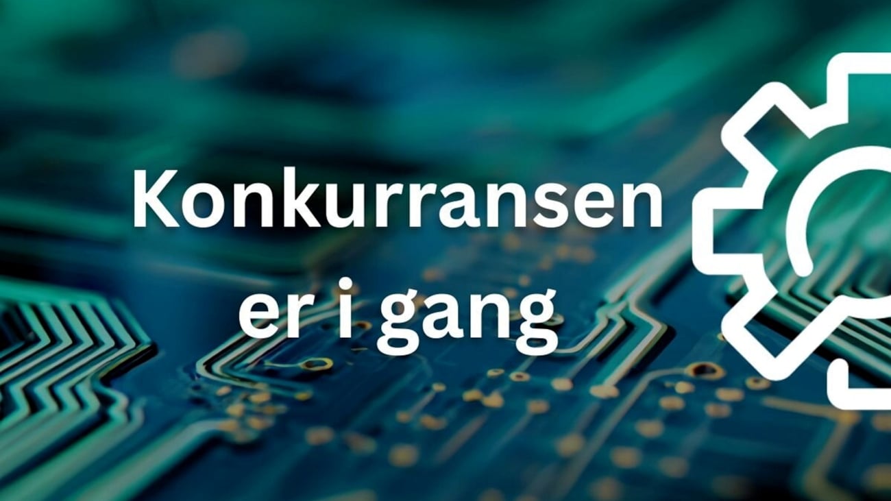 Illustrasjon som sier at jakten på Norges smarteste industribedrift er i gang