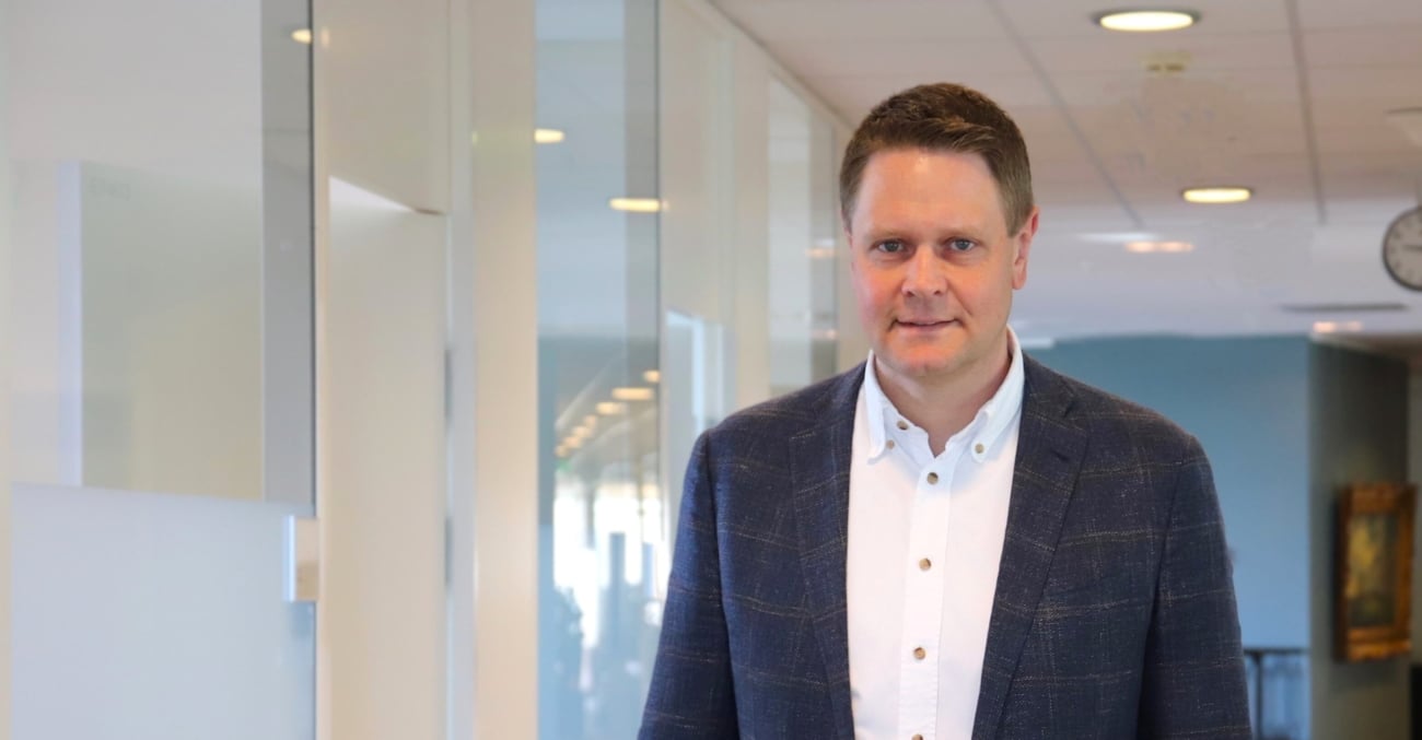 Adm. direktør i Norsk Industri, Harald Solberg