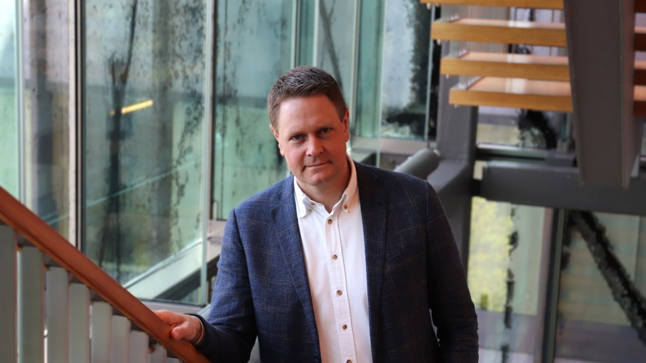 Adm. direktør i Norsk Industri, Harald Solberg