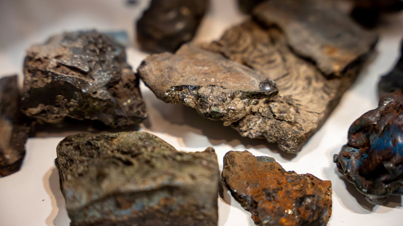 Bilde av steiner, mineraler