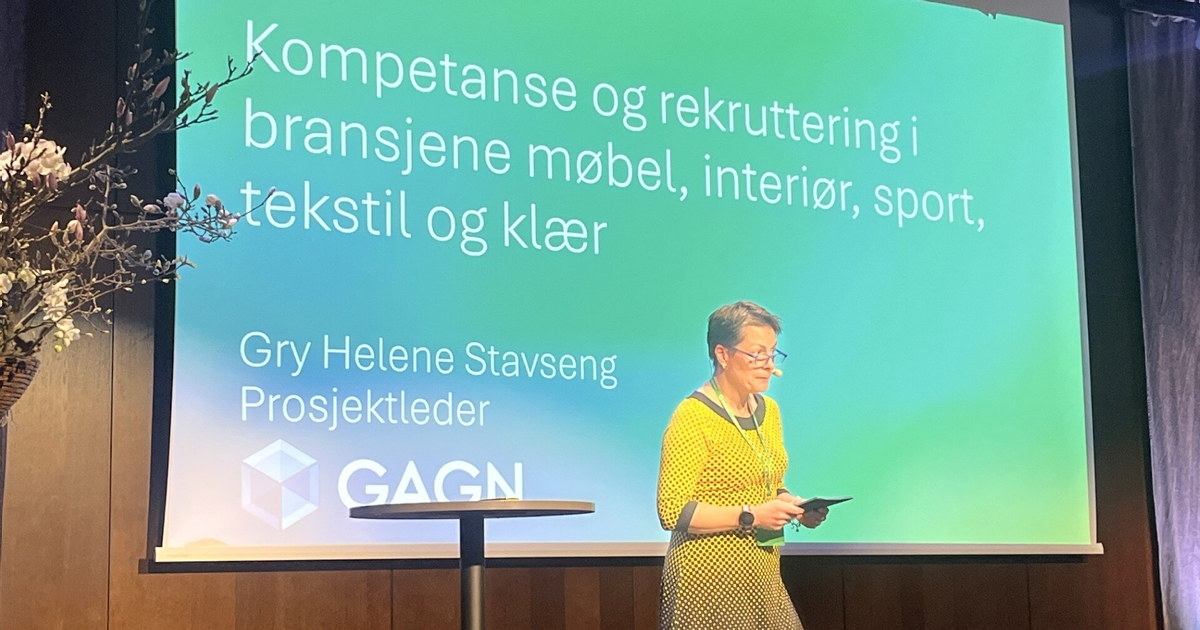 Person holder foredrag