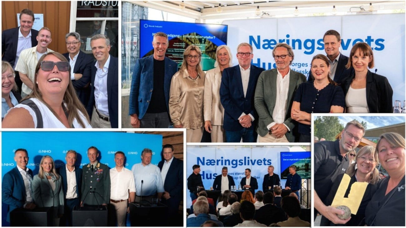 Bildecollage fra Arendalsuka 2026