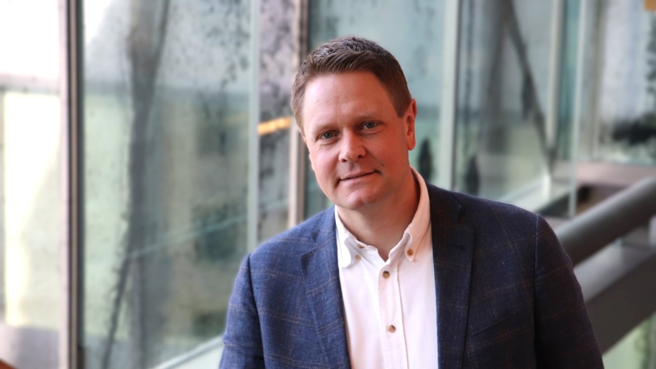 Adm. direktør i Norsk Industri, Harald Solberg