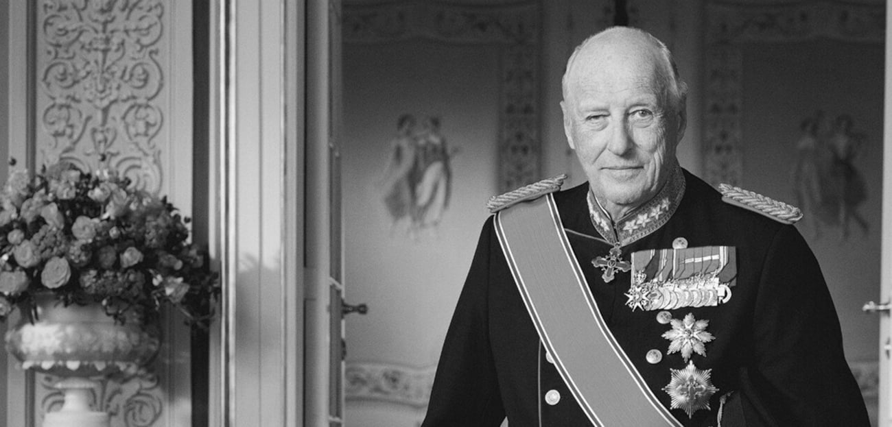Portrettbilde av Kong Harald V