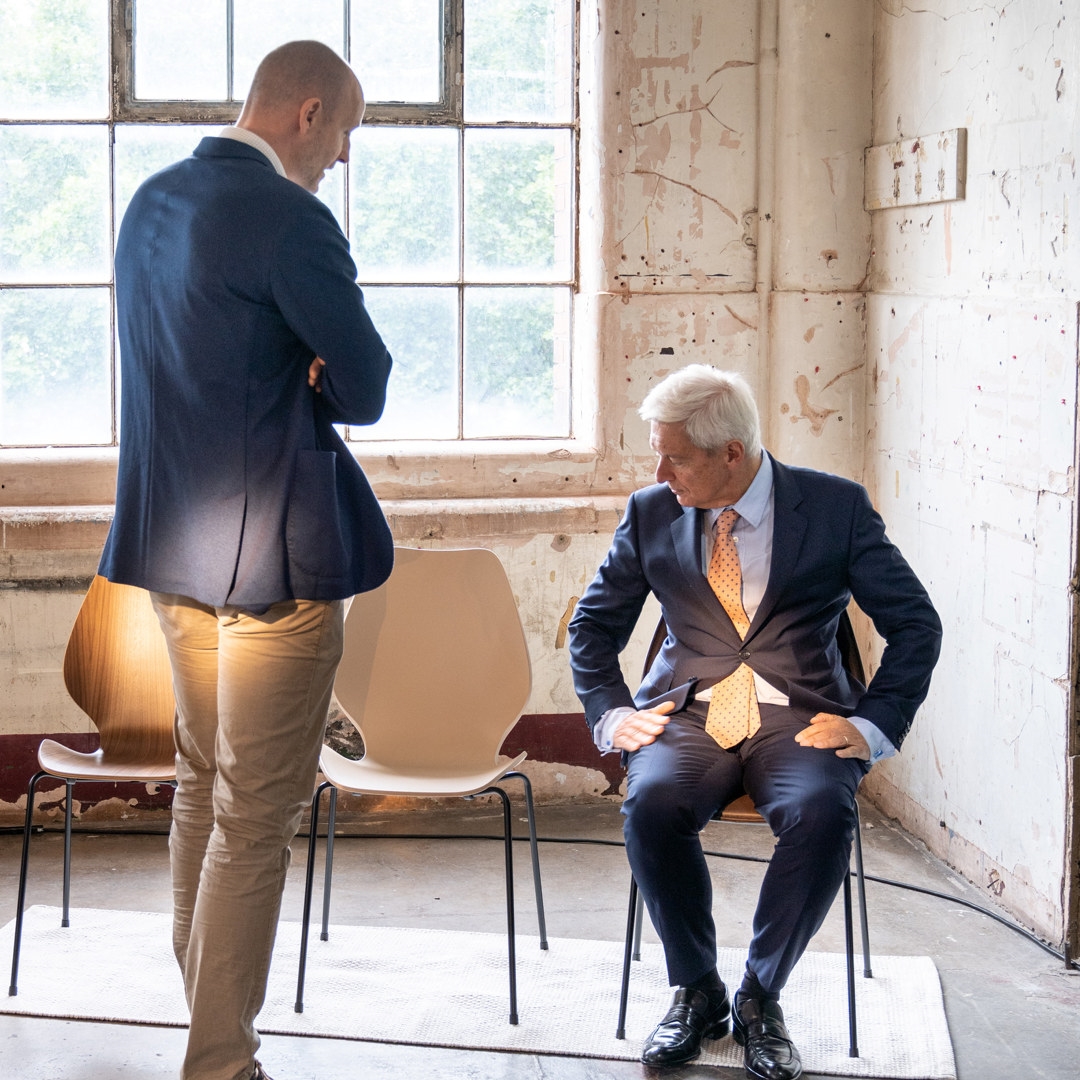 Folk som besøker designfestival i London