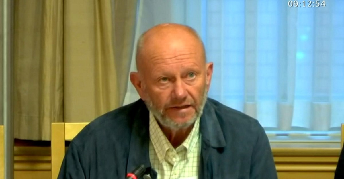 Stein Lier-Hansen på høring i Stortinget