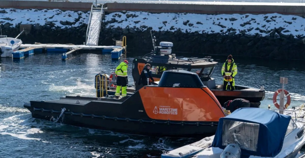 Maritime Robotics båt