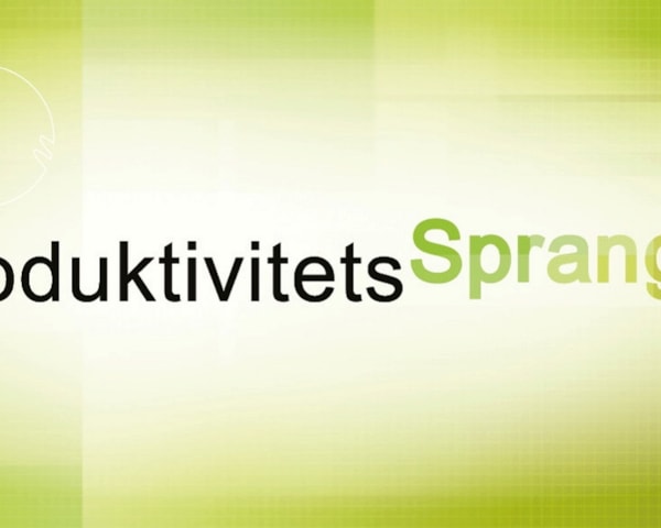 Banner ProduktivitetsSpranget